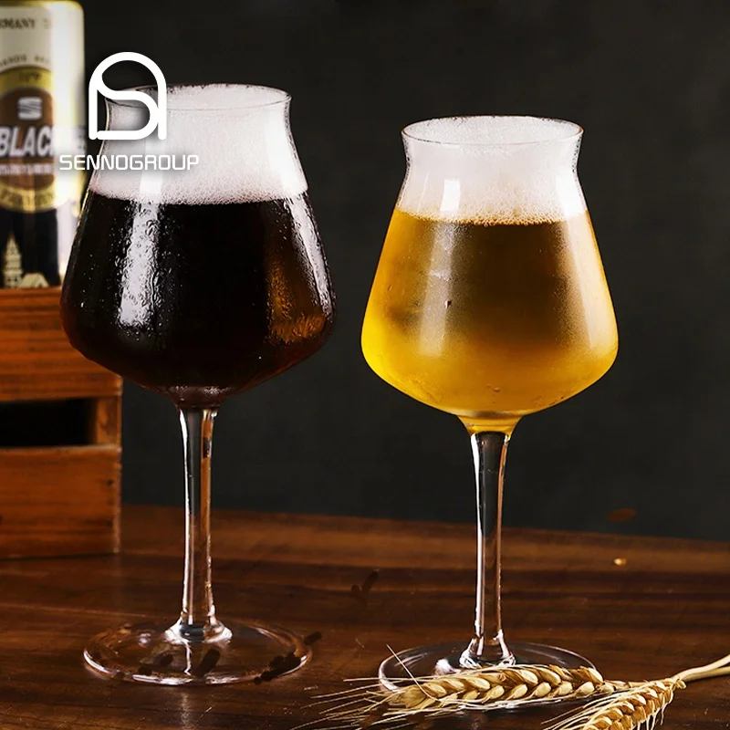 Offre Spéciale Teku Bière Gobelet Tulipe Dégustation Verre Transparent Tige Teku Pinte Verres À Bière Vin Champagne Verres À Bière Tasses