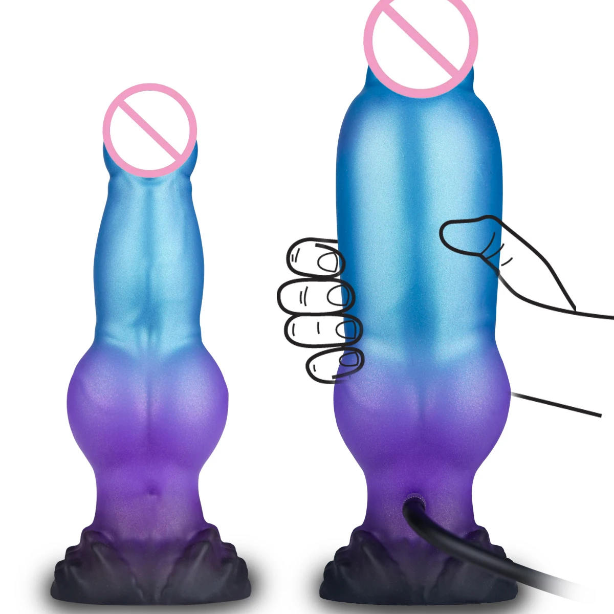 Jouet sexuel pour adultes Monster Fantasy, énorme dragon gonflable épais, gode cheval avec ventouse pour hommes et femmes
