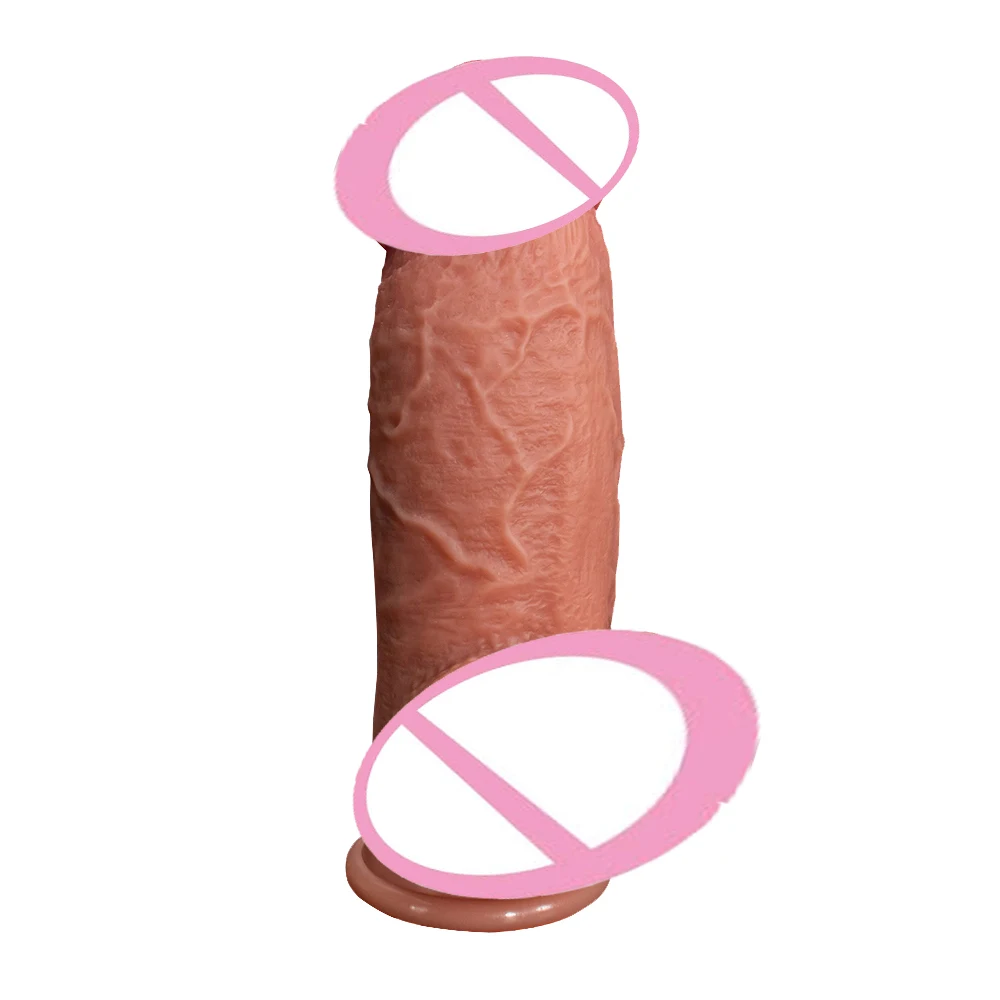 8.46 pouces réaliste énorme épais XXL gode pour les femmes doux télécommande vibrant chauffage gland potelé grand renflement réaliste énorme