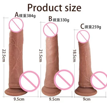 Vibrateur sexuel pour adultes ultra-réaliste et ultra-doux, très populaire, énorme dildo masculin pour femmes
