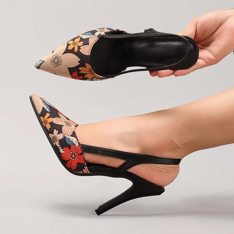 Sandales Plateforme Talon Aiguille Femme – Bout Ouvert, Imprimées, Élégantes & Sexy