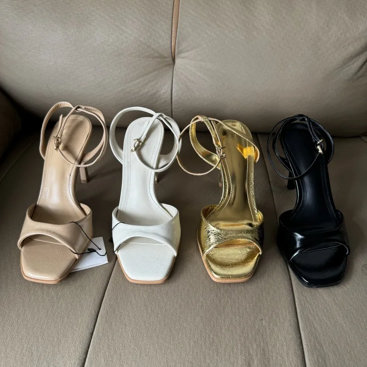 Sandales plateforme talon haut femme à bout ouvert – Collection Été-Automne 2025