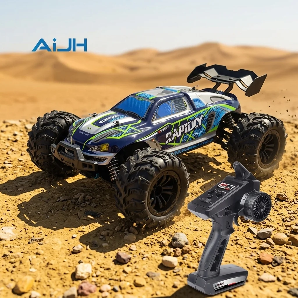 Camion RC 4x4 Tout-Terrain 1:16 – 38 km/h, Étanche, Télécommandé, Drift & Escalade