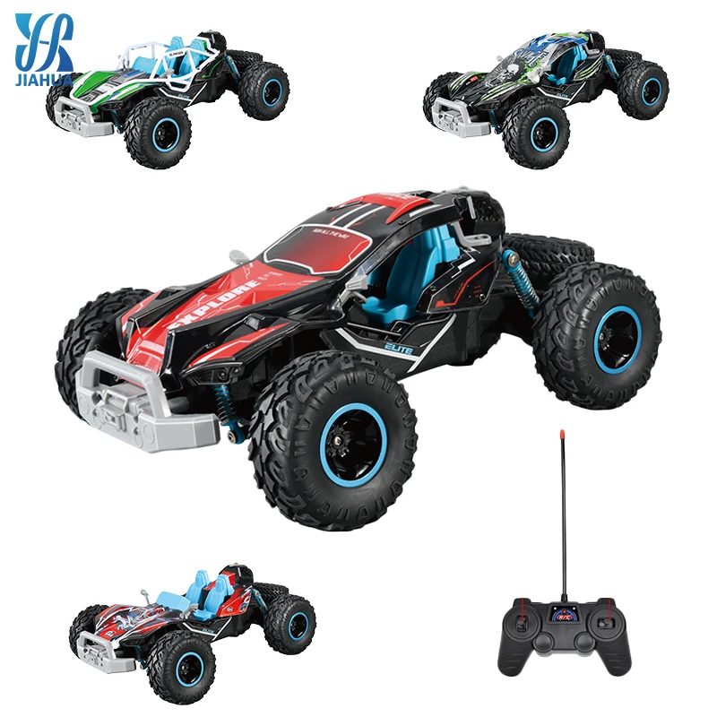 Voiture télécommandée RC 1:16 avec lumières LED – 4 canaux 2.4GHz