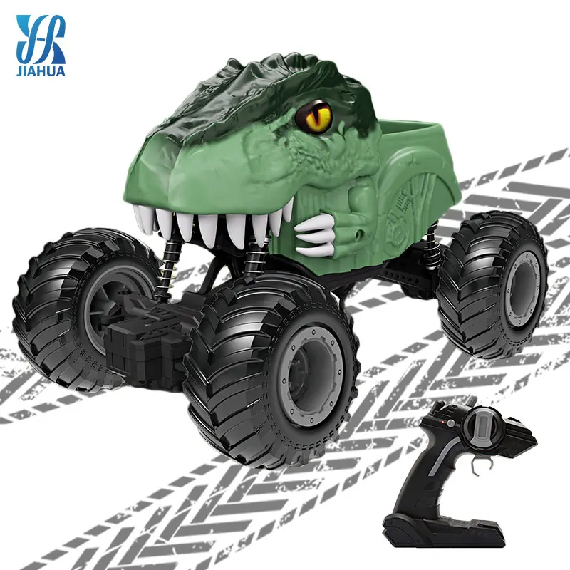 Camion Dinosaure Télécommandé 2.4G avec Lumières - Tout-Terrain RC Grande Vitesse