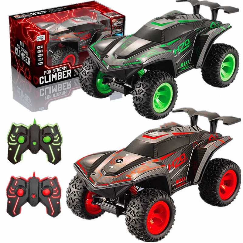 Voiture Télécommandée 2.4G avec Lumières LED et Pulvérisation d'Eau – Jouet RC pour Enfants