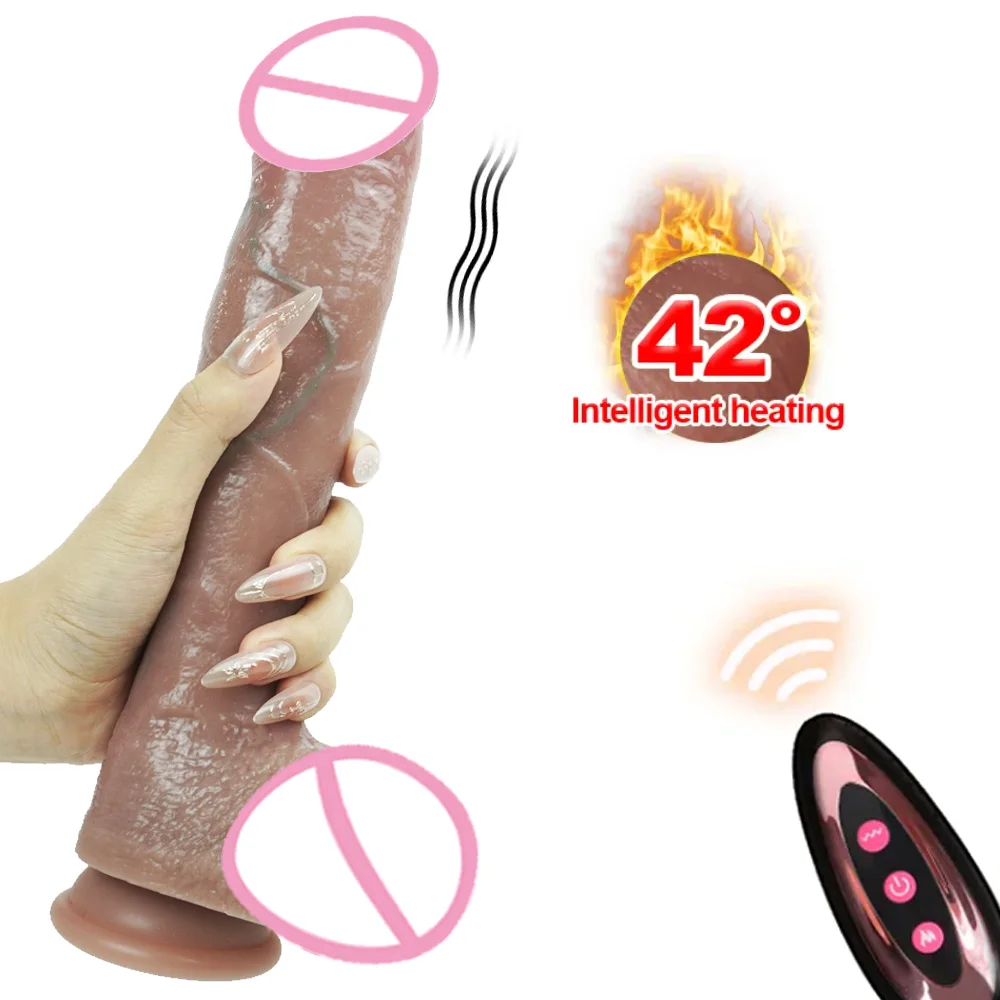 Gode Réaliste en Silicone | 10 Modes de Vibration | Rechargeable USB | Imperméable
