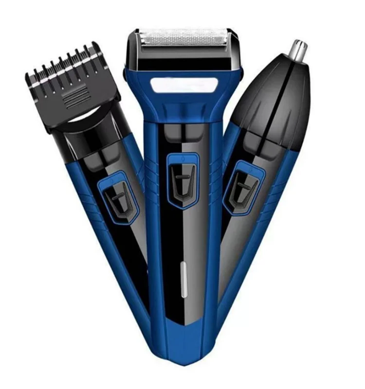 Rasoir Électrique 3 en 1 Multifonction Rechargeable & Lavable