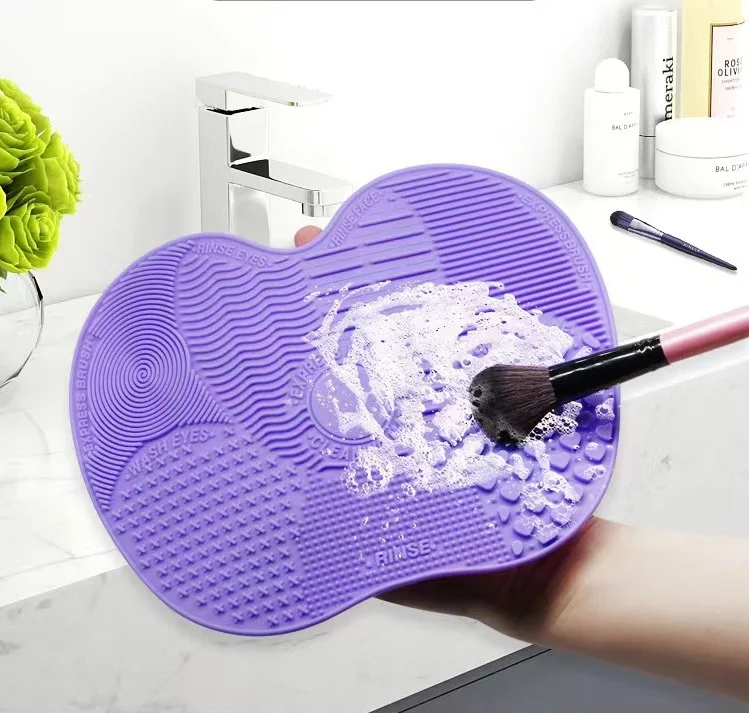 Brosse Silicone Nettoyante pour Pinceaux Maquillage – Ventouses Pratiques