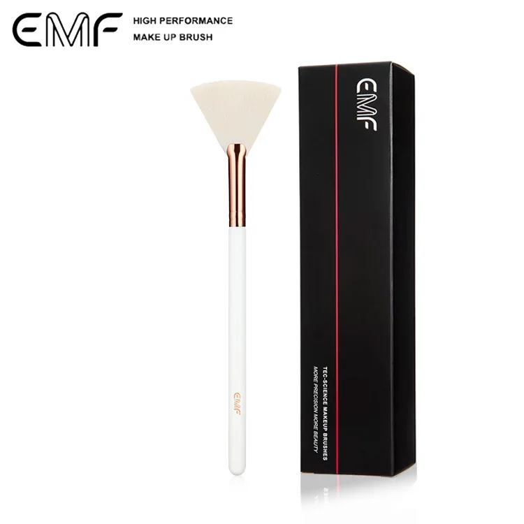 Pinceau Éventail Rose EMF – Maquillage Fondation & Masque Peeling | Vente en gros