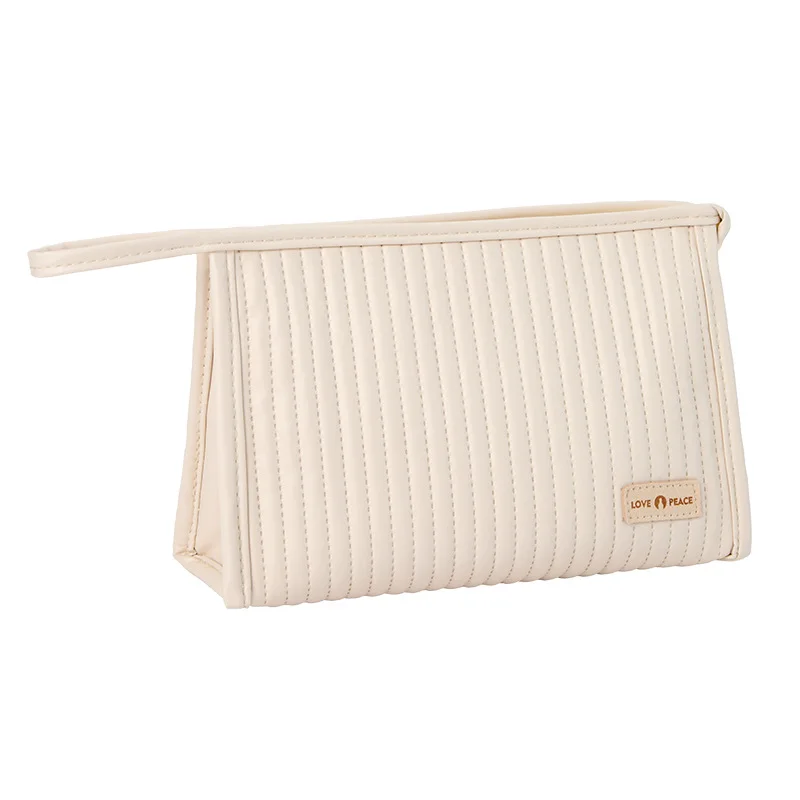 Pochette maquillage portable couleurs bonbon – Organisateur cosmétique de voyage pour femmes
