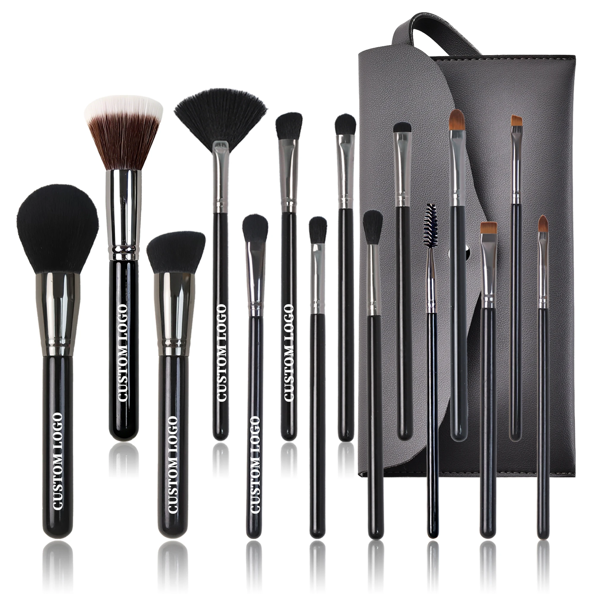 Ensemble 15 Pinceaux de Maquillage Professionnels King Series – Vegan & Doux