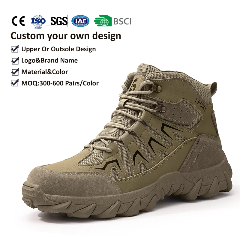 Bottines de Sécurité Homme Imperméables Embout Acier Tige Haute - S.Peter ST2615