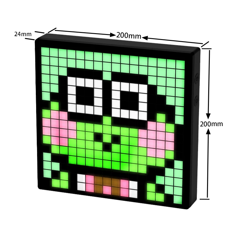 Panneau LED Pixel Programmable RGB 200x200mm – Tableau Lumineux Connecté via App