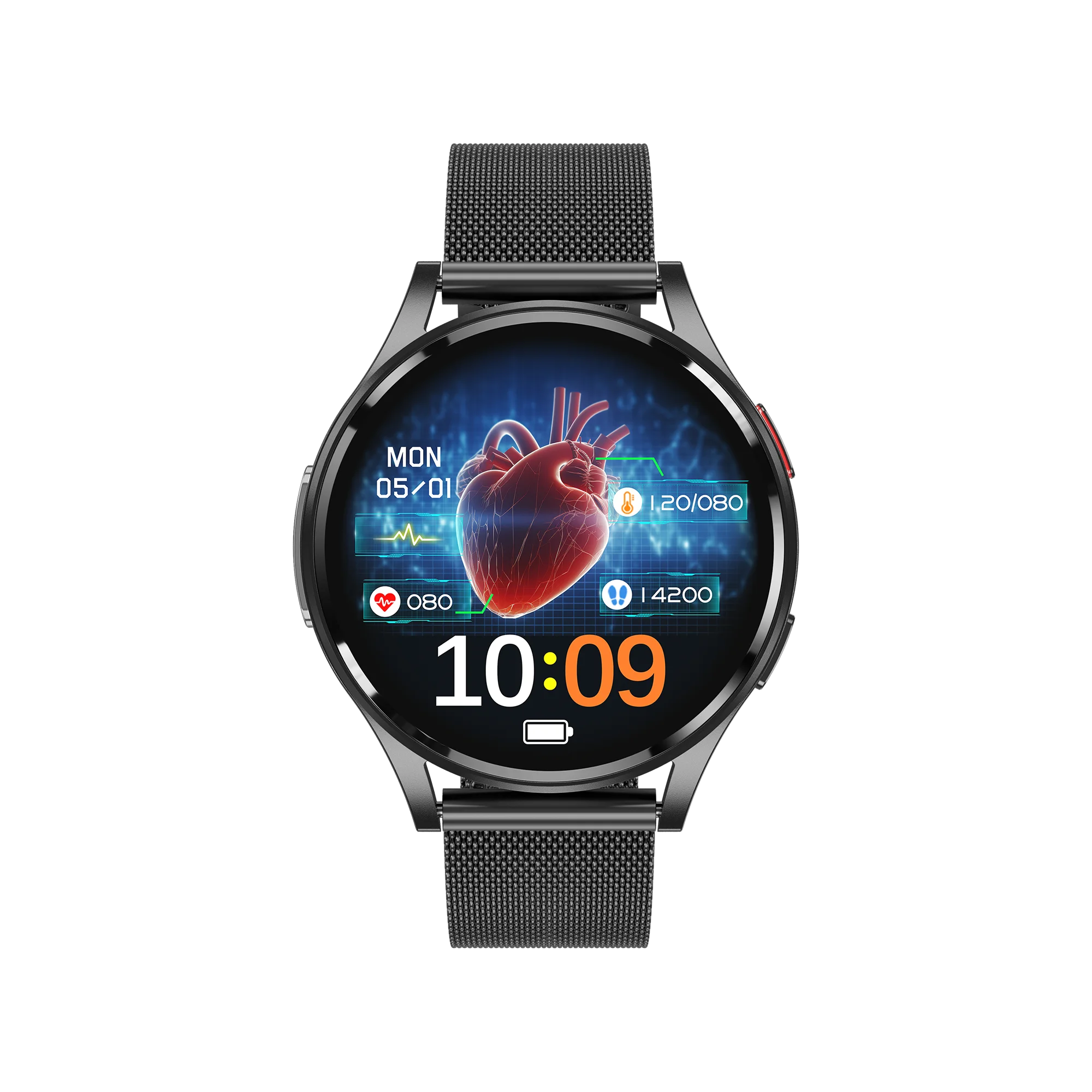 Montre Connectée ECG GeYan – Écran AMOLED 1,43" | Suivi Santé Complet & Appels Bluetooth