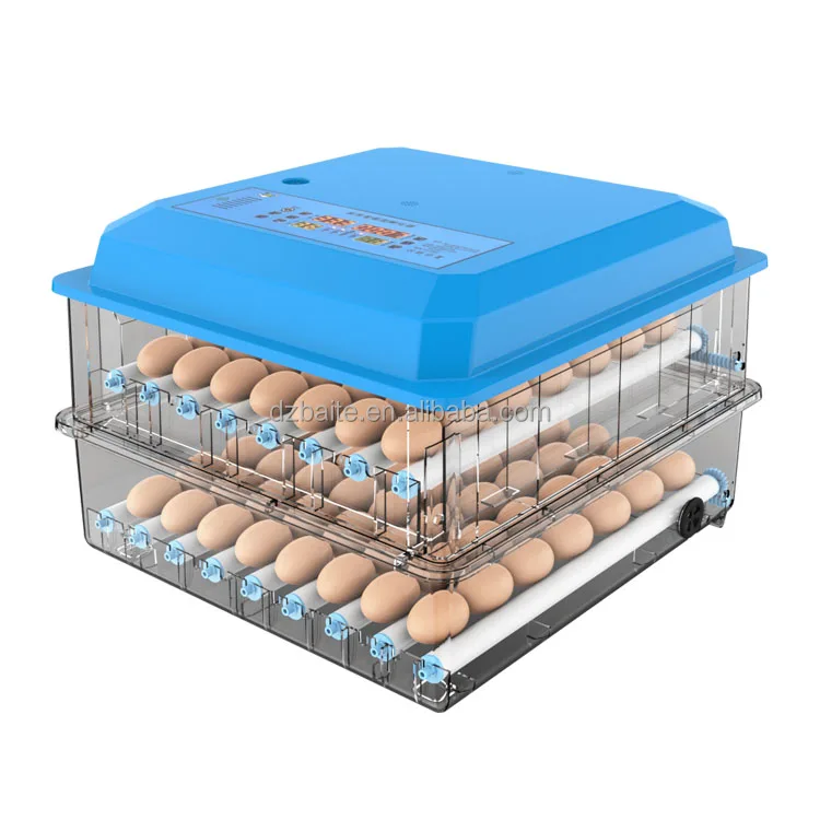 Incubateur d'œufs automatique 98 pcs – Double alimentation 12V/220V – Taux d'éclosion 98%