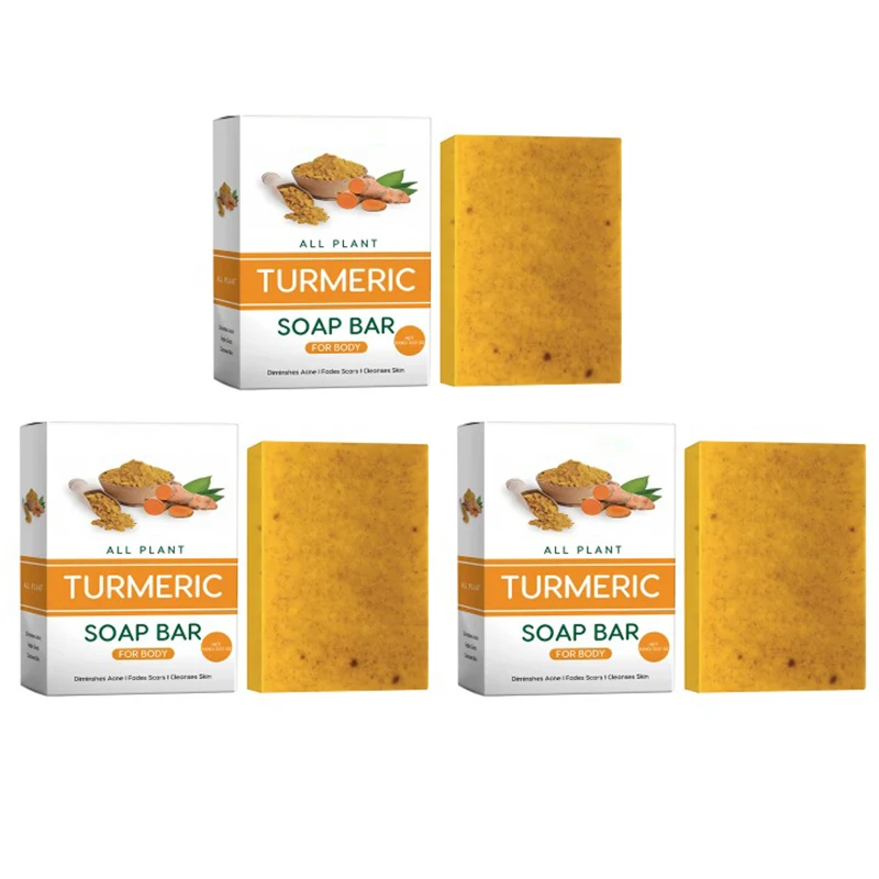 Savon Curcuma & Acide Kojique 100/150g – Éclaircissant, Anti-Taches, Unifiant, Hydratant
