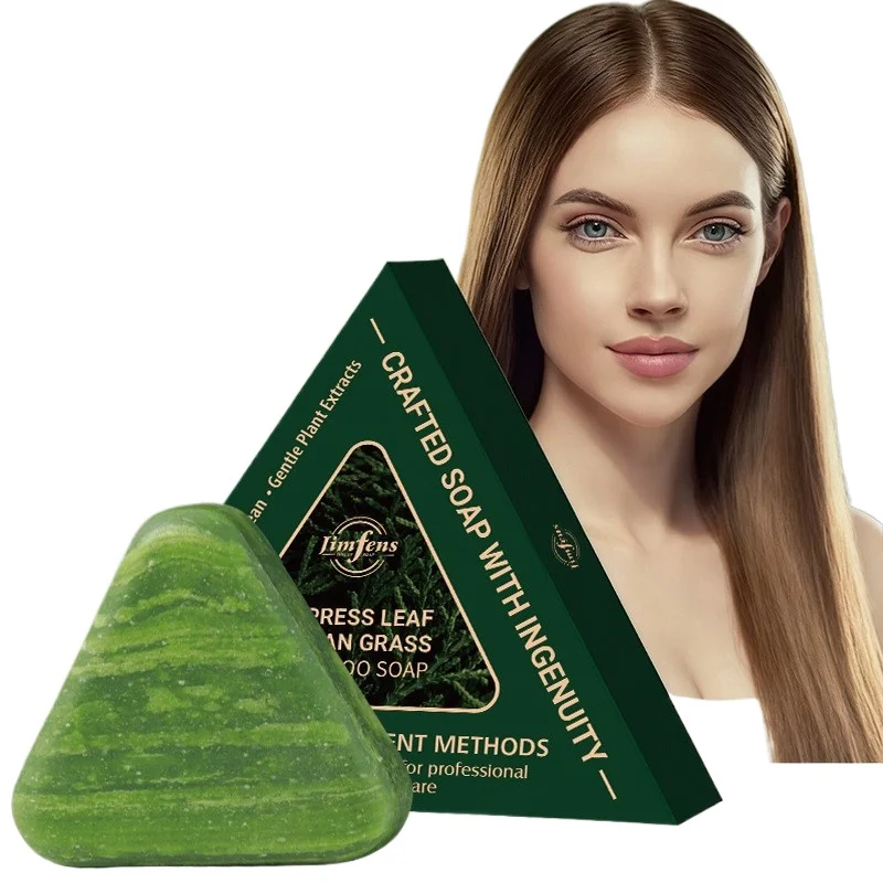 Savon Shampooing Herbal Usman Grass & Platycladus 2-en-1 – Anti-Chute & Croissance Cheveux