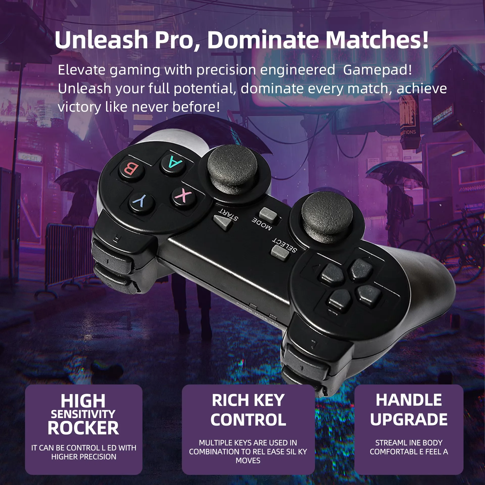 Console de Jeux Rétro Q9 Pro – 15000+ Jeux Intégrés, 2 Manettes Sans Fil 2.4G, 16GB