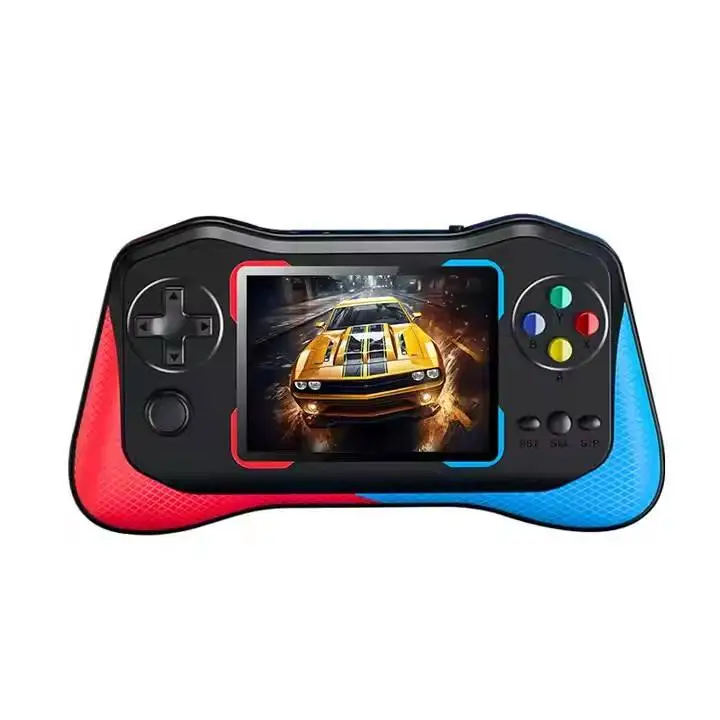 Console de Jeu Portable Q12 – 500 Jeux Rétro, Écran 3.5", 1 ou 2 Joueurs, Sortie TV