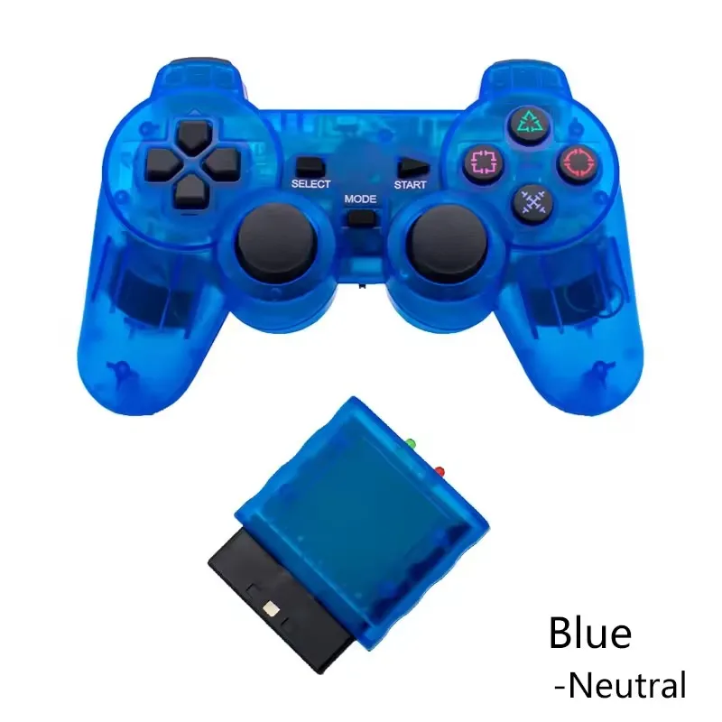 Manette Sans Fil PS2 XMT P2 – Joystick Vibration 2.4GHz pour Console PS2