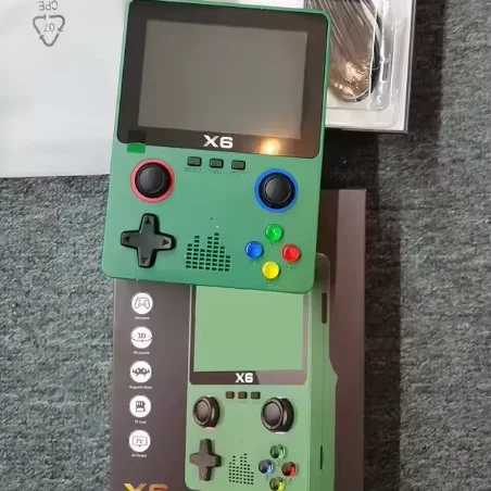 Console de Jeu Portable X6 – Écran 3,5" | 10 000 Jeux Intégrés | Double Joystick