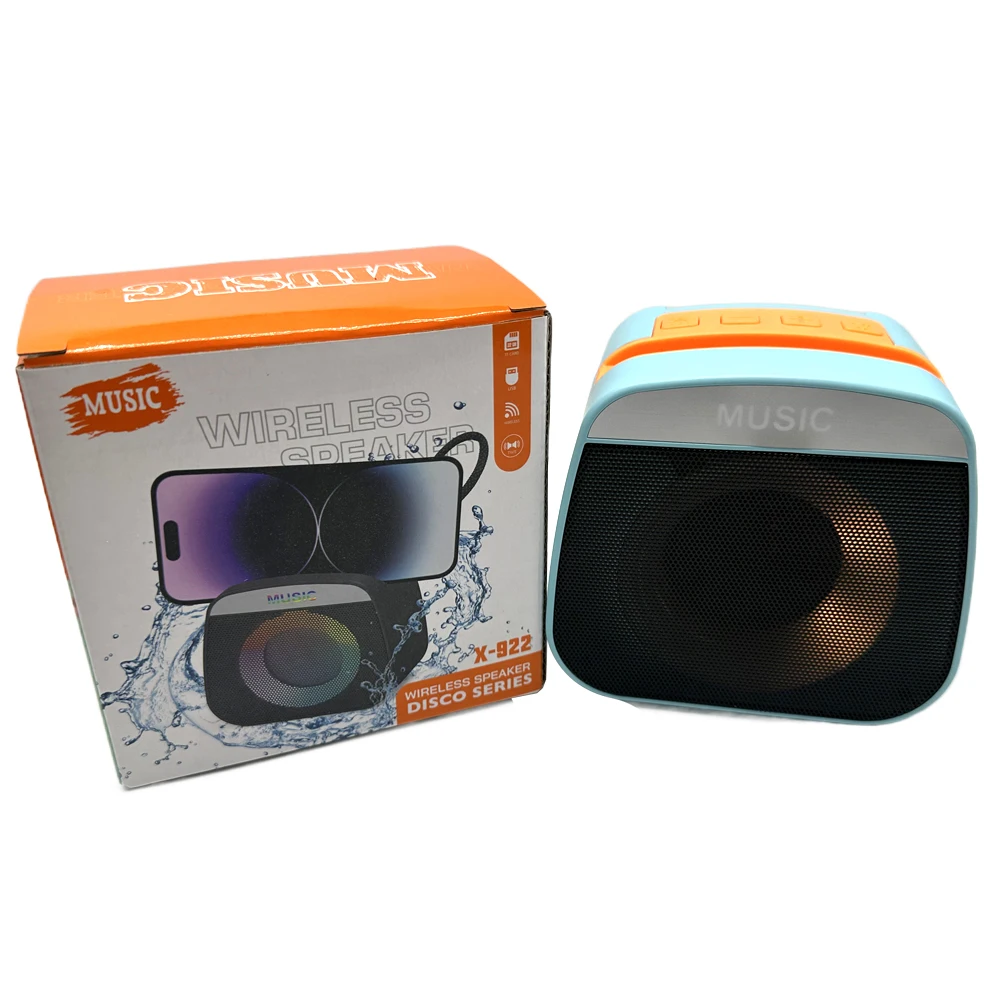 Mini Enceinte Bluetooth X-922 – Son Stéréo Portable & Compact