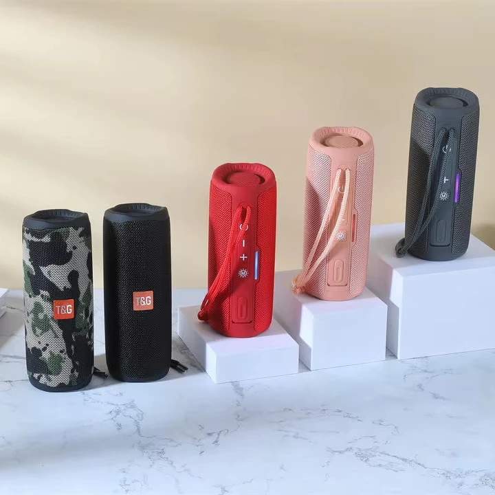 Enceinte Bluetooth Portable TG365 – Waterproof, Basses Puissantes, Micro Intégré
