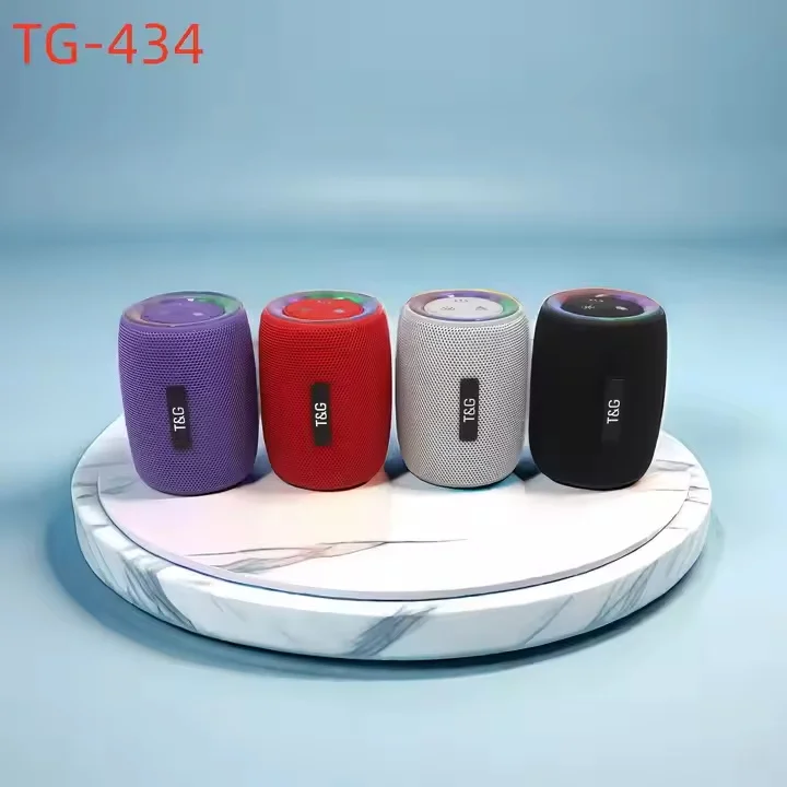 Enceinte Bluetooth Portable TG-443 | Subwoofer RGB LED Éclairage Coloré | Étanche Outdoor