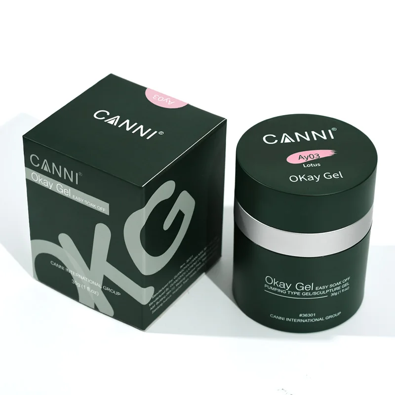 CANNI Gel UV Sculpture Ongles 30g - Tenue 4 Semaines, 6 Couleurs Disponibles