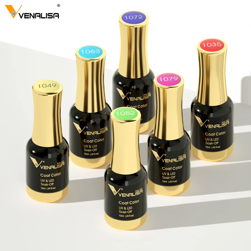 Vernis Gel UV VENALISA 12ml – 120 Couleurs Longue Tenue Sans Résidu Haute Brillance