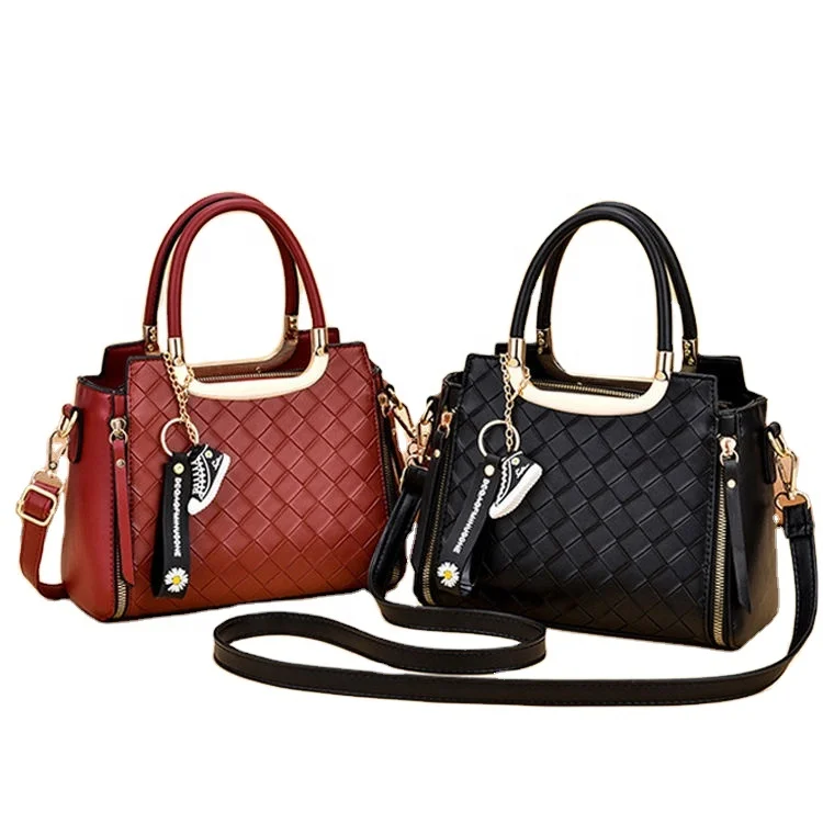 Sac à main carré luxe OKASA unisexe en cuir PU moderne – Grande capacité, fermeture bouton