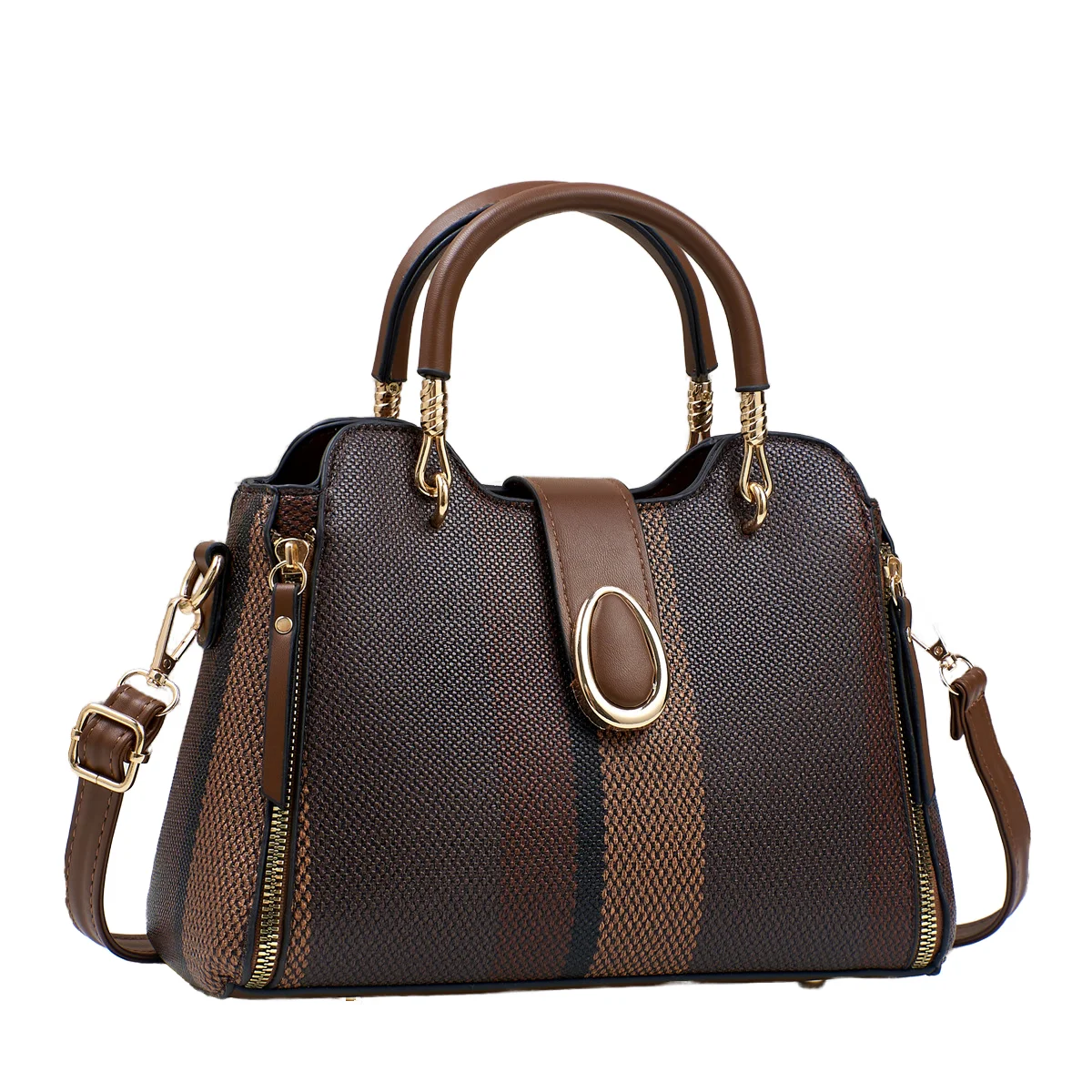 Sac à main de soirée blanc pour femme – Grande capacité, imperméable, fermeture éclair