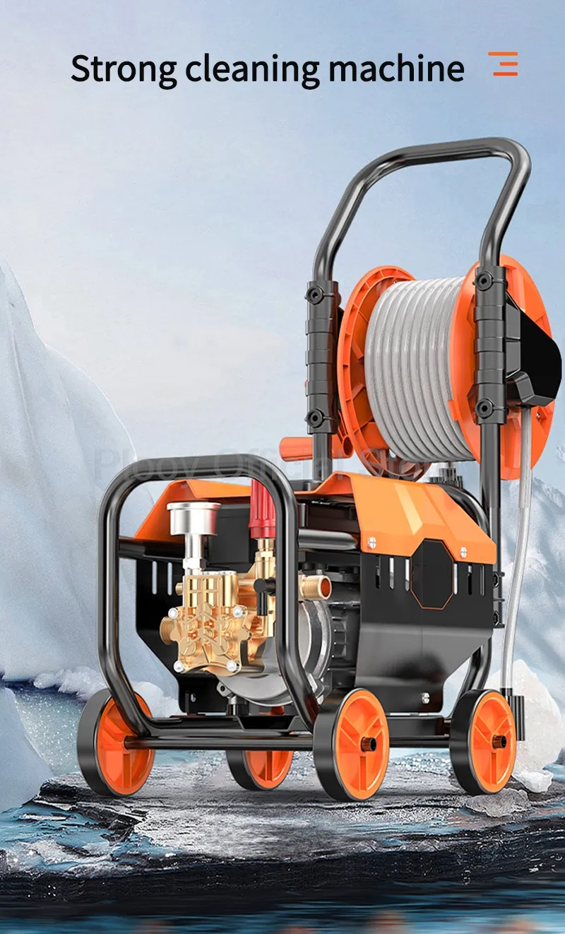 Laveuse Haute Pression 3800PSI PFG10A – Nettoyeur Électrique Professionnel avec Enrouleur et Tuyau 10M