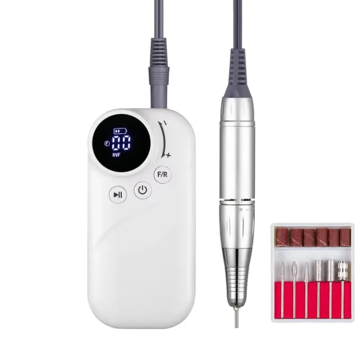 Ponceuse Électrique Rechargeable 36W – Kit Complet Manucure