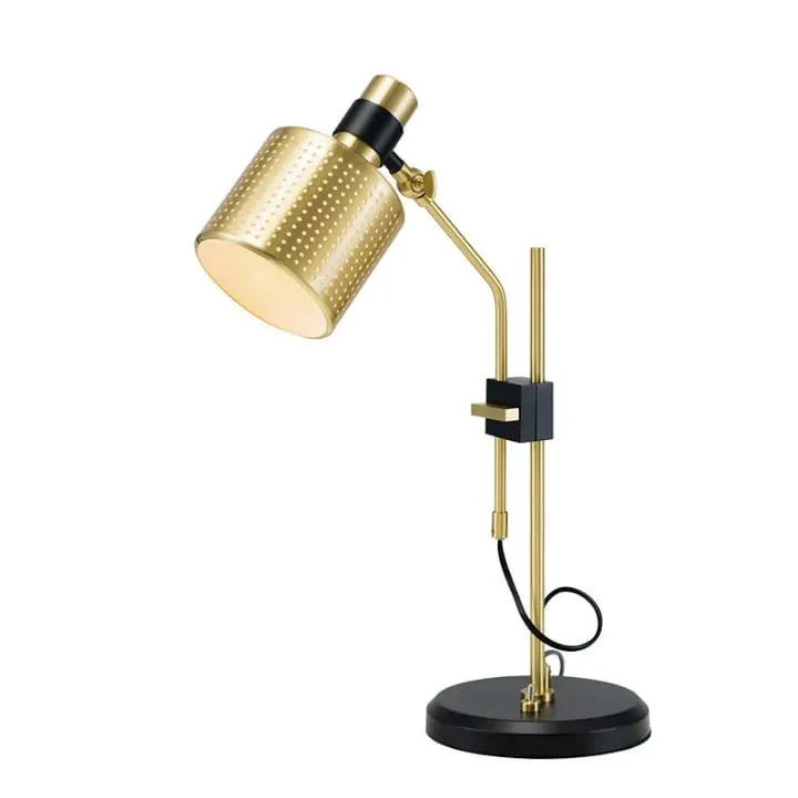 Lampe Articulée Dorée avec Bras Réglable - TQ22002