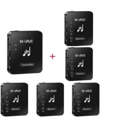 Système Audio Sans Fil 2.4GHz – Transmetteur et Récepteur pour Scène, DJ, Répétitions & Performances Live