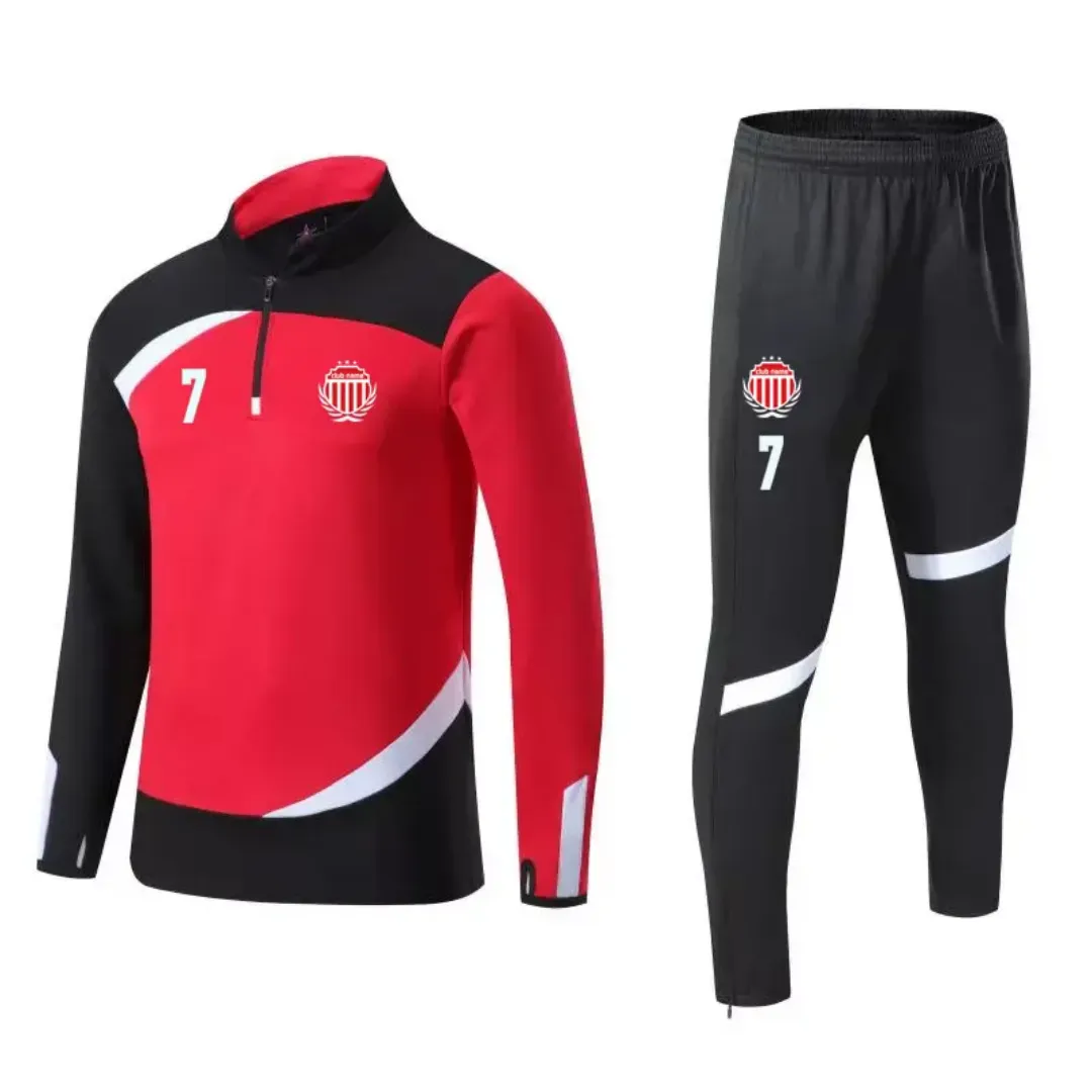 Ensemble de Football Homme – Maillot Manche Longue et Pantalon d’Entraînement