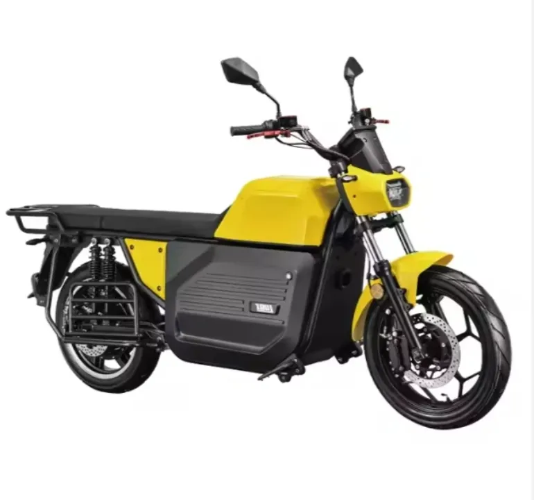 Moto électrique légale de ville 72V 110AH, vitesse max 80 km/h, 4000W sans brosse