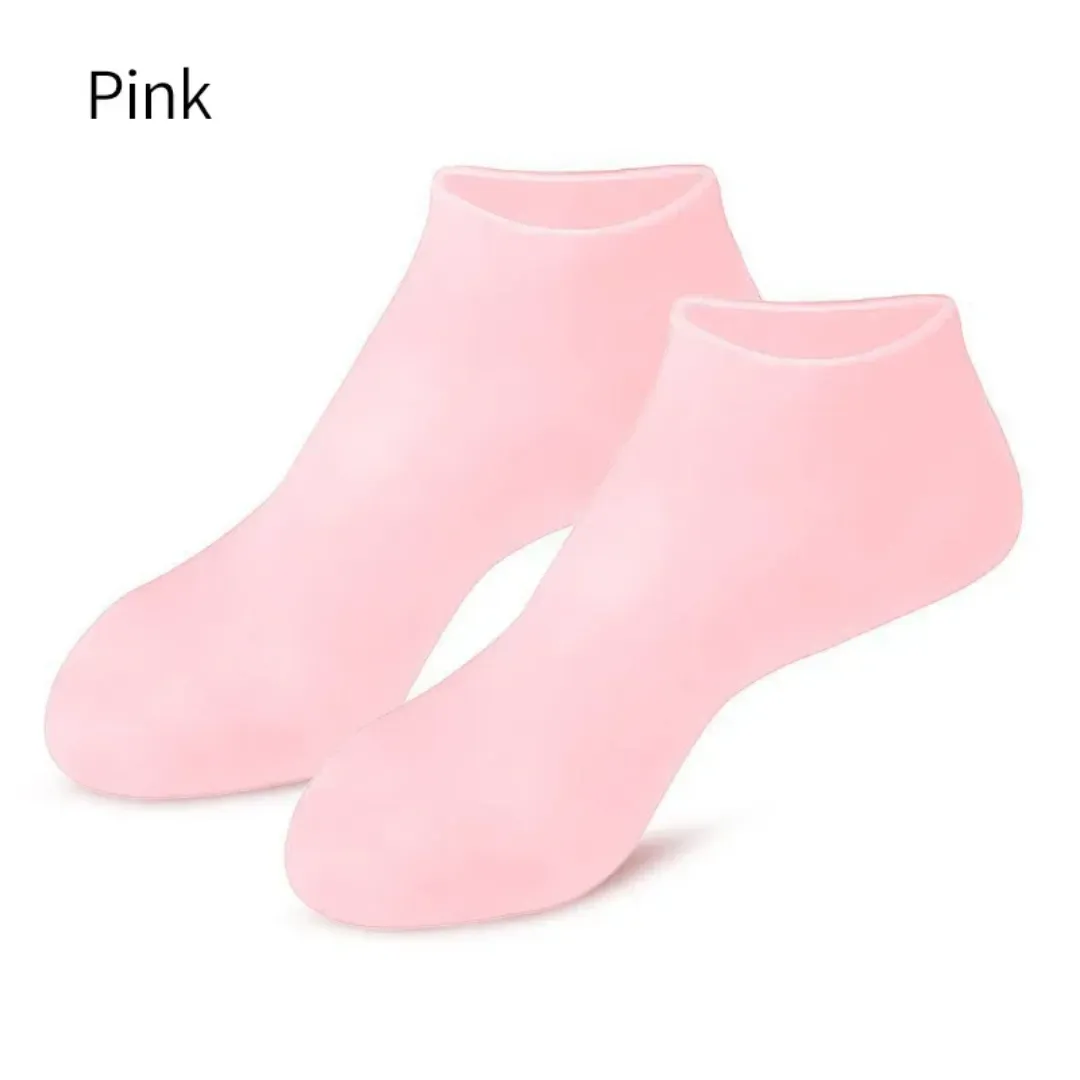 Chaussettes de soins des pieds en silicone pour femmes