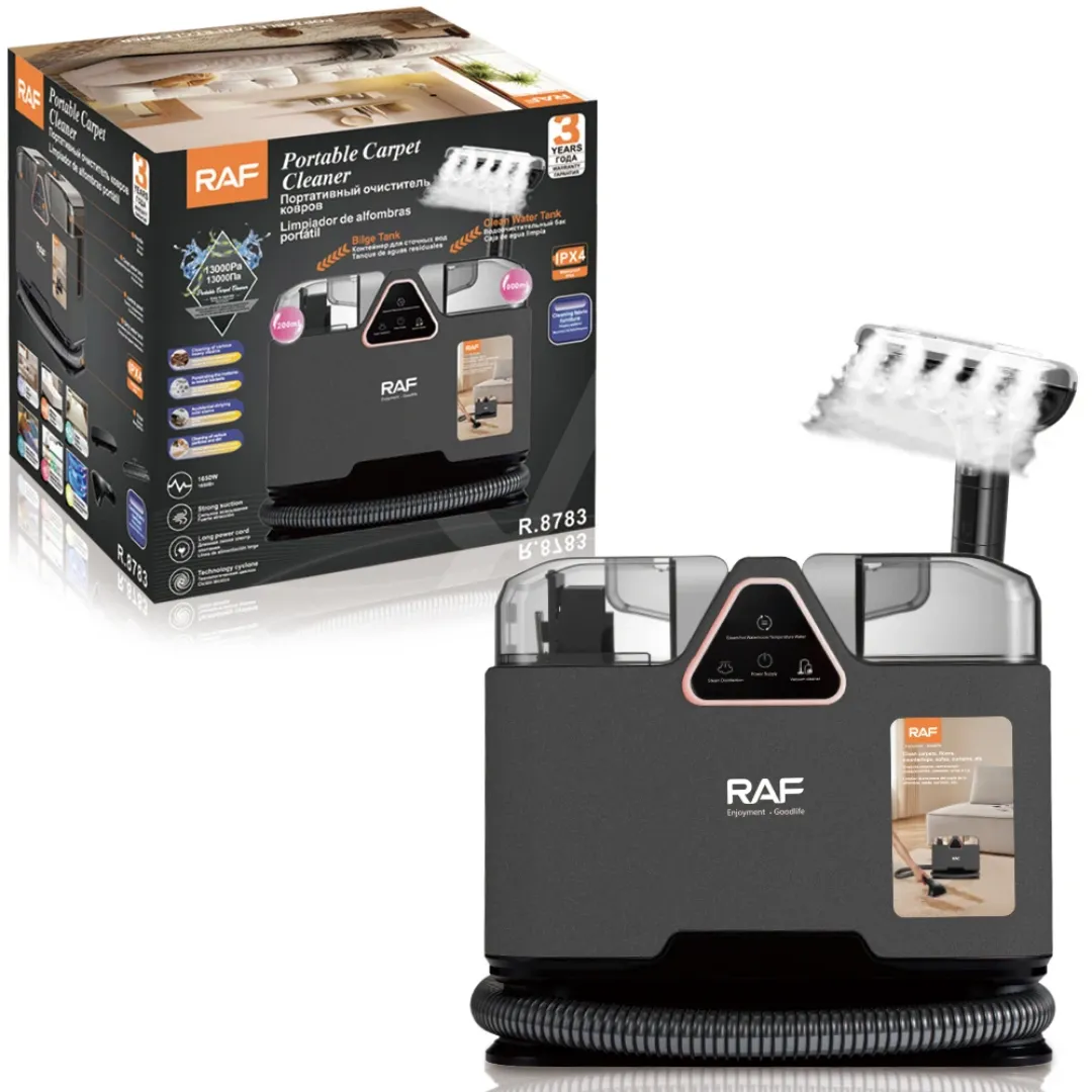 RAF R.8783 Nettoyeur vapeur portable pour tapis de haute qualité