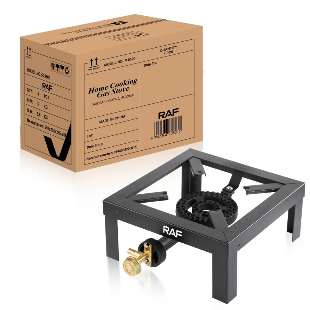 RAF Qualité table de cuisson de bureau cuisinière cuisine cuisson GPL Cuisinière à gaz en fonte