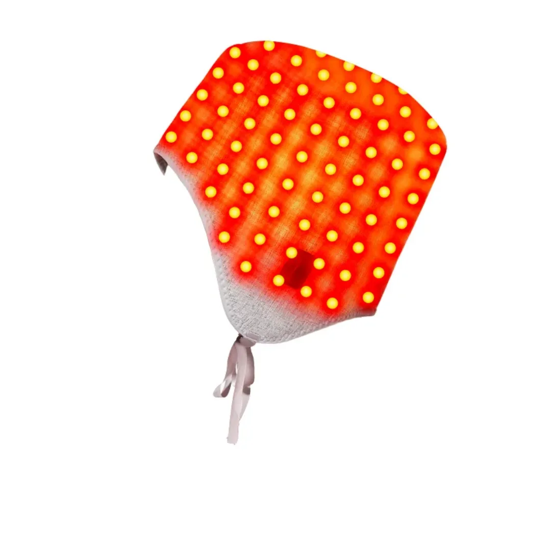 Capuchon Chauffant Moxibustion à Lumière Rouge avec Fonction Musicale