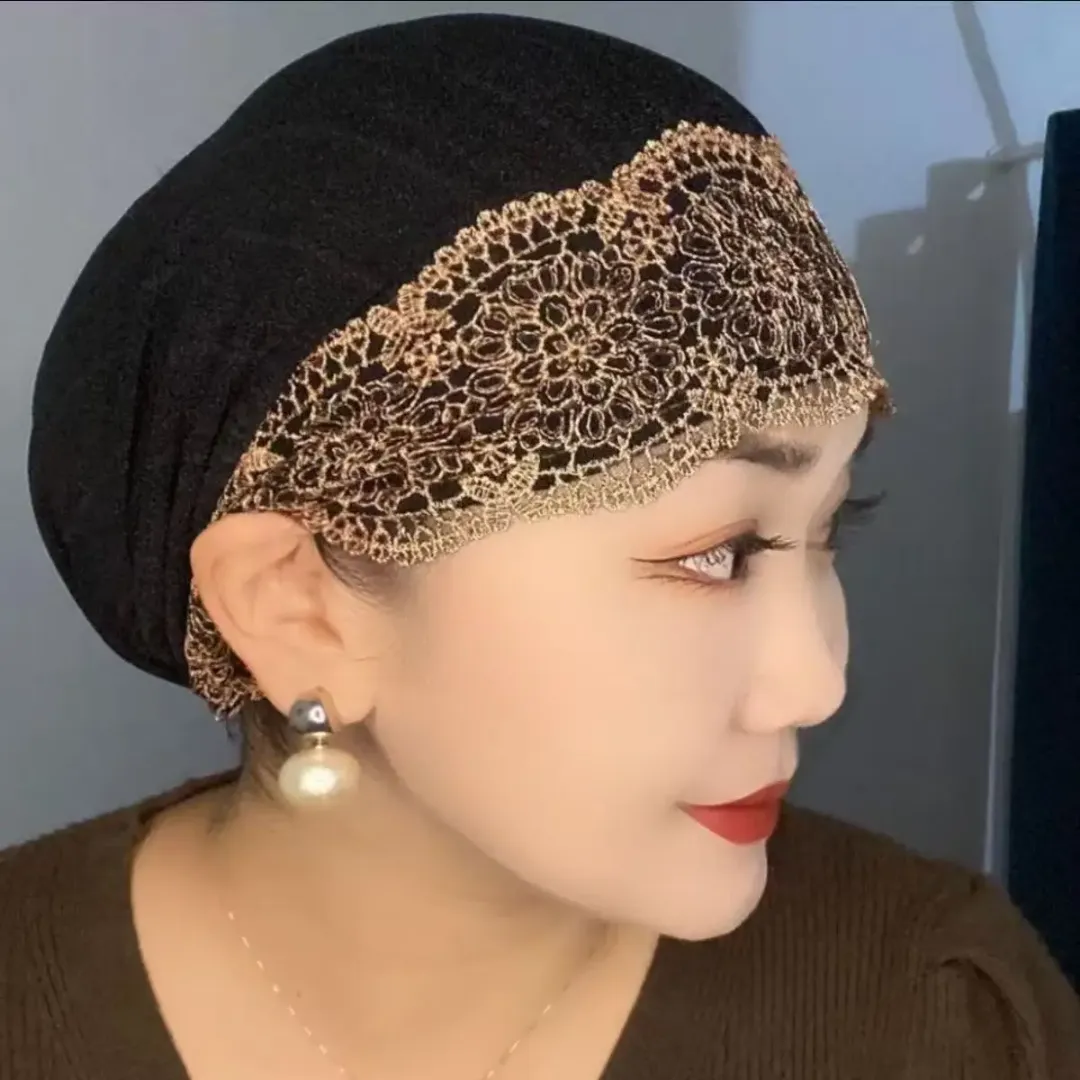 Fabricant de couvre-chef pour femmes âgées, couvre-chef anti-UV pour couvrir le bonnet de base des cheveux blancs