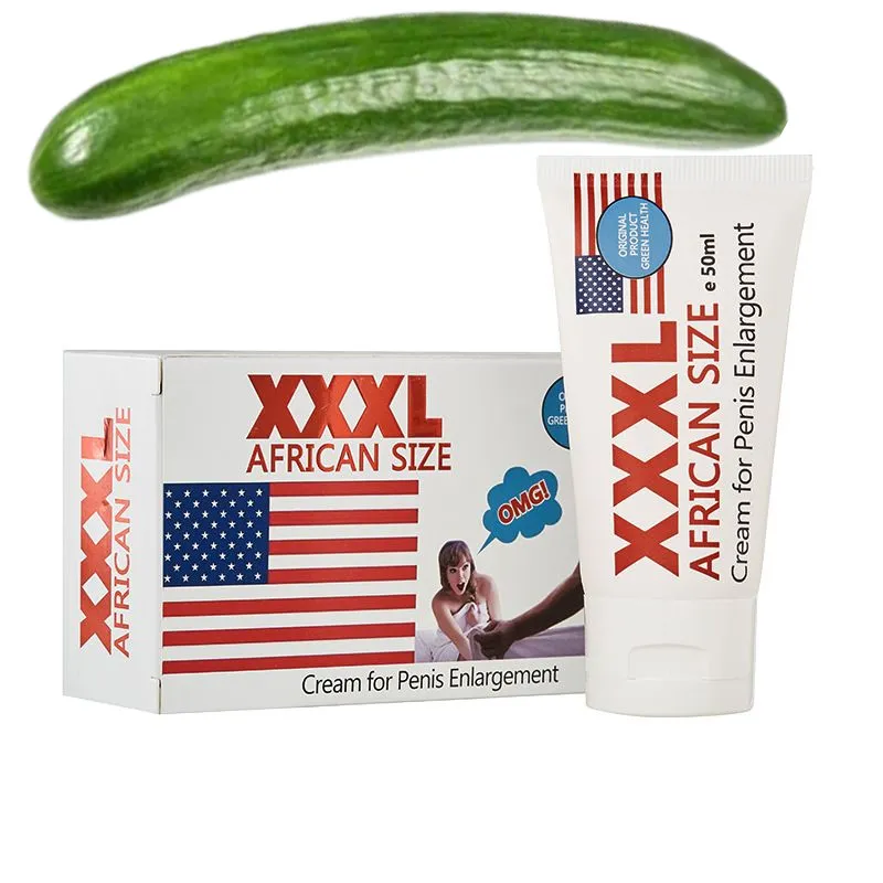 Crème de massage intime homme pour allonger et l'endurance au lit. XXXL African Size – 50 ml