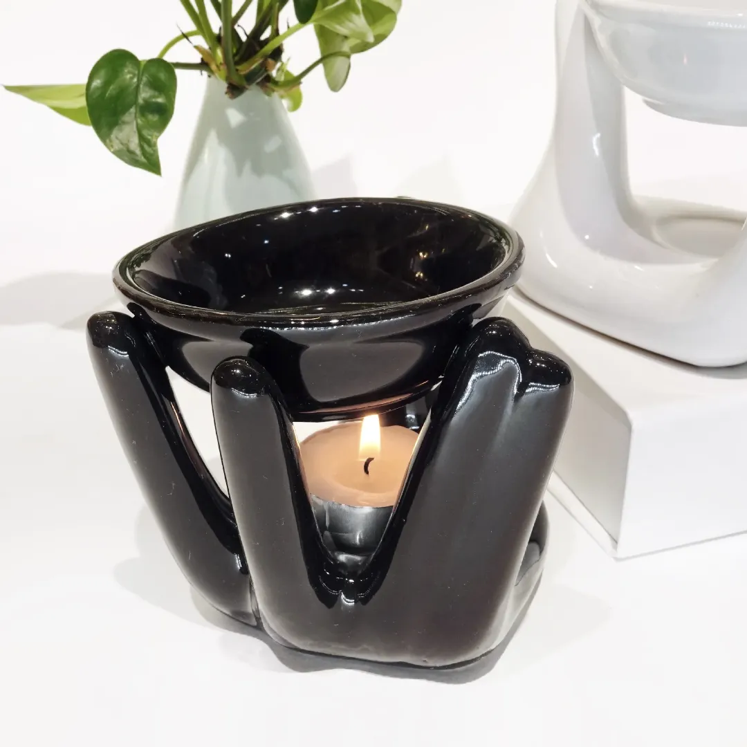 Brûleur d’encens en céramique – Diffuseur d’aromathérapie design main