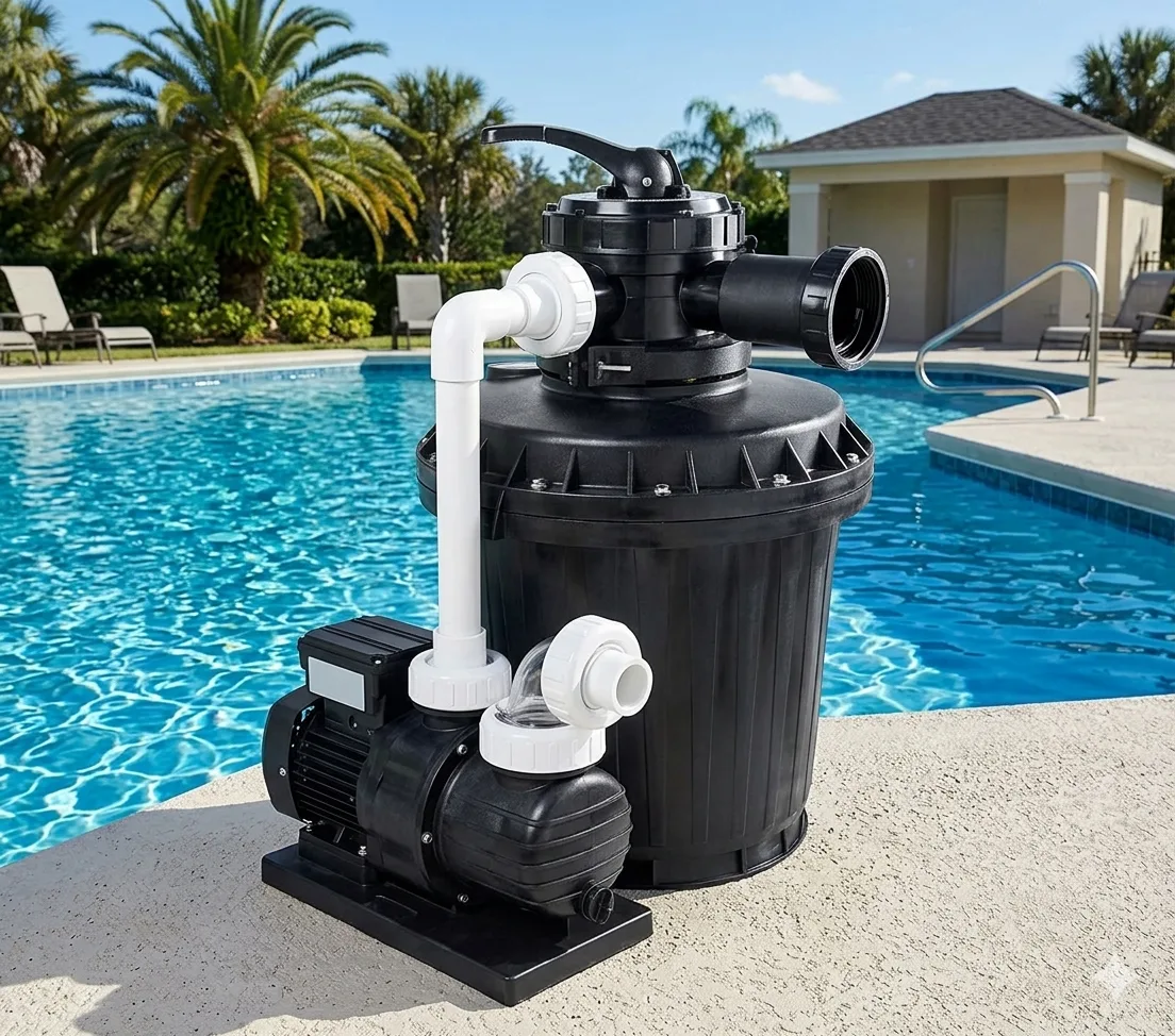 Kit complet filtre avec pompe SLS pour piscine et bassin – biofiltre 250 W avec UV 10 W