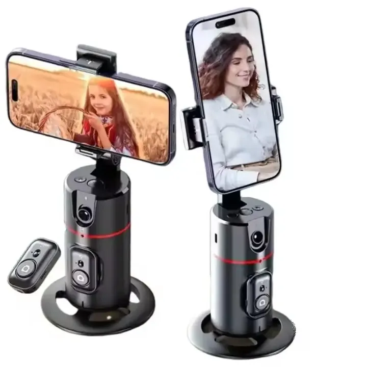 Support Smartphone 360° Intelligent avec Suivi Automatique et Rotation Cloud