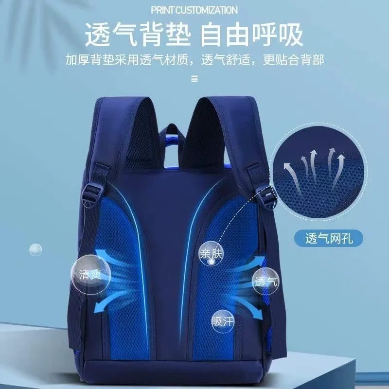 Sac à dos enfant imperméable motifs dessin animé – Grande capacité, tissu Oxford résistant