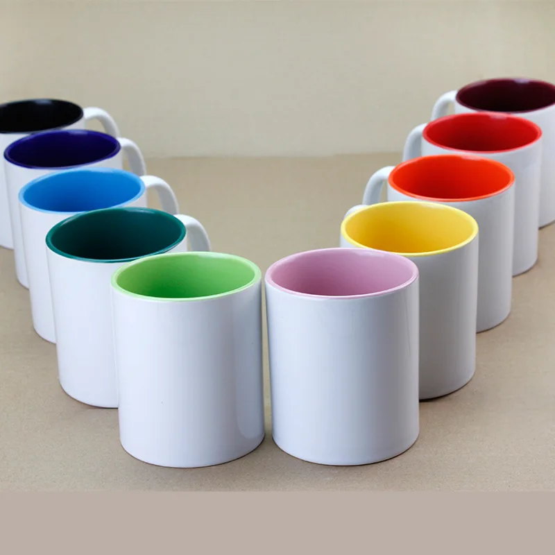 Tasse à café en céramique blanche 11oz – Sublimation & Personnalisation Logo